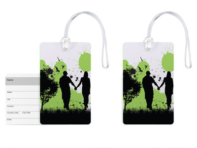 100yellow Luggage Tags- Designer Printed High Quality Gloss Finish PVC Bag Tag with Silicon Strap- Ideal For Travel-Pack Of 2 Luggage Tag(Multicolor)
100yellow Luggage Tags- Designer Printed High Quality Gloss Finish PVC Bag Tag with Silicon Strap- Ideal For Travel-Pack Of 2 Luggage Tag(Multicolor)