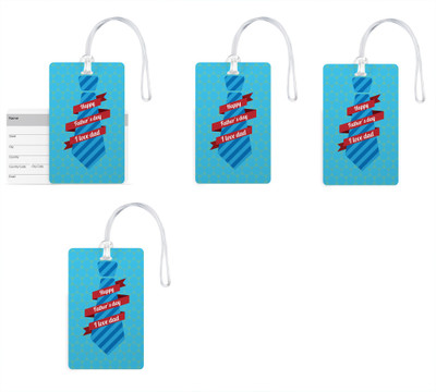 100yellow Luggage Tags- I Love Dad Printed Gloss Finish PVC Bag Tag with Silicon Strap- Gift For Father-Pack Of 4 Luggage Tag(Multicolor)
100yellow Luggage Tags- I Love Dad Printed Gloss Finish PVC Bag Tag with Silicon Strap- Gift For Father-Pack Of 4 Luggage Tag(Multicolor)