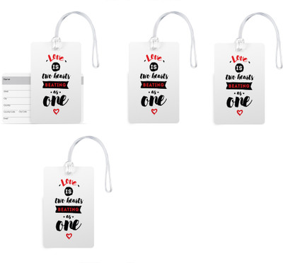 100yellow Luggage Tags- Motivational Print High Quality PVC Bag Tag with Silicon Strap- Ideal For Travel-Pack Of 4 Luggage Tag(Multicolor)
100yellow Luggage Tags- Motivational Print High Quality PVC Bag Tag with Silicon Strap- Ideal For Travel-Pack Of 4 Luggage Tag(Multicolor)