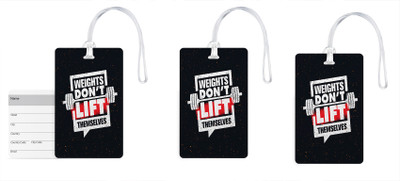 100yellow Luggage Tags- Motivational Printed Gloss Finish PVC Bag Tag with Silicon Strap- Ideal For Travel-Pack Of 3 Luggage Tag(Multicolor)
100yellow Luggage Tags- Motivational Printed Gloss Finish PVC Bag Tag with Silicon Strap- Ideal For Travel-Pack Of 3 Luggage Tag(Multicolor)