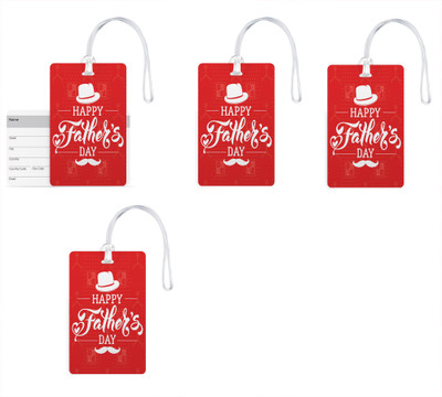 100yellow Luggage Tags- Happy Father’s Day Print Gloss Finish PVC Bag Tag with Silicon Strap- Gift For Father-Pack Of 4 Luggage Tag(Multicolor)
100yellow Luggage Tags- Happy Father’s Day Print Gloss Finish PVC Bag Tag with Silicon Strap- Gift For Father-Pack Of 4 Luggage Tag(Multicolor)