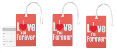 100yellow Luggage Tags- Love Quotes Printed High Quality PVC Tag with Silicon Strap- Ideal For Gift-Pack Of 3 Luggage Tag(Multicolor)
100yellow Luggage Tags- Love Quotes Printed High Quality PVC Tag with Silicon Strap- Ideal For Gift-Pack Of 3 Luggage Tag(Multicolor)