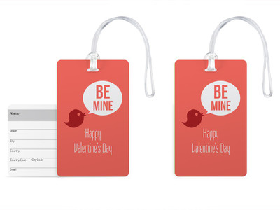 100yellow Luggage Tags- Happy Valentine Day Printed High Quality PVC Tag with Silicon Strap- Ideal For Gift-Pack Of 2 Luggage Tag(Multicolor)
100yellow Luggage Tags- Happy Valentine Day Printed High Quality PVC Tag with Silicon Strap- Ideal For Gift-Pack Of 2 Luggage Tag(Multicolor)