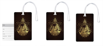 100yellow Luggage Tags- Lord Buddha Printed Premium Quality PVC Bag Tag with Silicon Strap- Ideal For Travel-Pack Of 3 Luggage Tag(Multicolor)
100yellow Luggage Tags- Lord Buddha Printed Premium Quality PVC Bag Tag with Silicon Strap- Ideal For Travel-Pack Of 3 Luggage Tag(Multicolor)