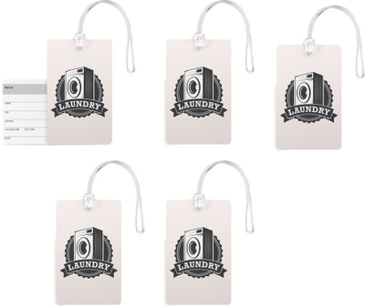 100yellow Luggage Tags- Laundry Printed High Quality Gloss Finish PVC Bag Tag with Silicon Strap- Ideal For Travel-Pack Of 5 Luggage Tag(Multicolor)
100yellow Luggage Tags- Laundry Printed High Quality Gloss Finish PVC Bag Tag with Silicon Strap- Ideal For Travel-Pack Of 5 Luggage Tag(Multicolor)