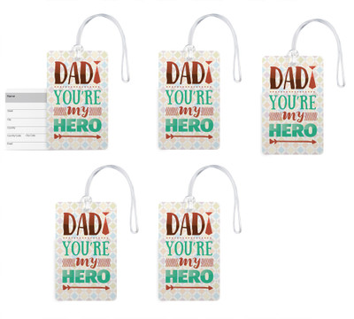 100yellow Luggage Tags- Dad You’re My Hero Print High Quality PVC Bag/Travel Tag with Silicon Strap- Gift For Father-Pack Of 5 Luggage Tag(Multicolor)
100yellow Luggage Tags- Dad You’re My Hero Print High Quality PVC Bag/Travel Tag with Silicon Strap- Gift For Father-Pack Of 5 Luggage Tag(Multicolor)