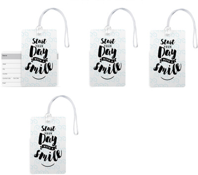 100yellow Luggage Tags- Quote Printed High Quality PVC Bag Tag with Silicon Strap- Ideal For Travel-Pack Of 4 Luggage Tag(Multicolor)
100yellow Luggage Tags- Quote Printed High Quality PVC Bag Tag with Silicon Strap- Ideal For Travel-Pack Of 4 Luggage Tag(Multicolor)