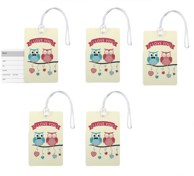 100yellow Luggage Tags- I Love You Printed High Quality PVC Tag with Silicon Strap- Ideal For Gift-Pack Of 5 Luggage Tag(Multicolor)
100yellow Luggage Tags- I Love You Printed High Quality PVC Tag with Silicon Strap- Ideal For Gift-Pack Of 5 Luggage Tag(Multicolor)