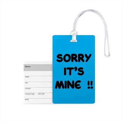 100yellow Luggage Tags- Printed High Quality Gloss Finish PVC Travel/Bag Tag with Silicon Strap- Ideal For Travel Luggage Tag(Multicolor)
100yellow Luggage Tags- Printed High Quality Gloss Finish PVC Travel/Bag Tag with Silicon Strap- Ideal For Travel Luggage Tag(Multicolor)