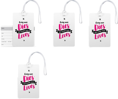 100yellow Luggage Tags- Quote Printed Designer High Quality PVC Bag Tag with Silicon Strap- Ideal For Travel-Pack Of 4 Luggage Tag(Multicolor)
100yellow Luggage Tags- Quote Printed Designer High Quality PVC Bag Tag with Silicon Strap- Ideal For Travel-Pack Of 4 Luggage Tag(Multicolor)