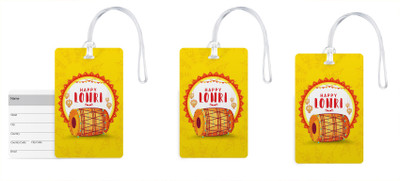 100yellow Luggage Tags- Happy Lohri Printed Gloss Finish PVC Bag Tag with Silicon Strap- Ideal For Travel-Pack Of 3 Luggage Tag(Multicolor)
100yellow Luggage Tags- Happy Lohri Printed Gloss Finish PVC Bag Tag with Silicon Strap- Ideal For Travel-Pack Of 3 Luggage Tag(Multicolor)