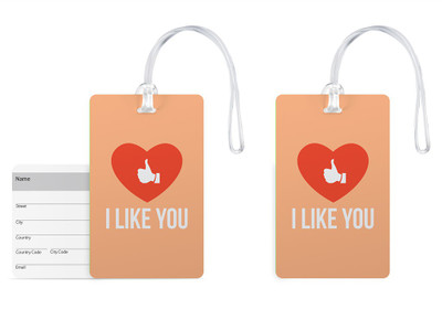 100yellow Luggage Tags- I Like You Printed High Quality PVC Tag with Silicon Strap- Ideal For Gift-Pack Of 2 Luggage Tag(Multicolor)
100yellow Luggage Tags- I Like You Printed High Quality PVC Tag with Silicon Strap- Ideal For Gift-Pack Of 2 Luggage Tag(Multicolor)