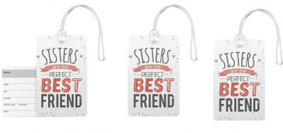 100yellow Luggage Tag- Designer Printed High Quality PVC Bag Tag with Silicon Strap- Gift For Sister/Cousin-Pack Of 3 Luggage Tag(Multicolor)
100yellow Luggage Tag- Designer Printed High Quality PVC Bag Tag with Silicon Strap- Gift For Sister/Cousin-Pack Of 3 Luggage Tag(Multicolor)