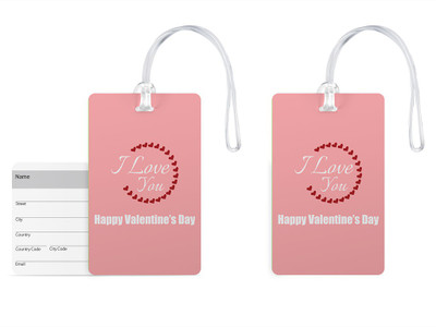 100yellow Luggage Tags- Happy Valentine Day Printed High Quality PVC Tag with Silicon Strap- Ideal For Gift-Pack Of 2 Luggage Tag(Multicolor)
100yellow Luggage Tags- Happy Valentine Day Printed High Quality PVC Tag with Silicon Strap- Ideal For Gift-Pack Of 2 Luggage Tag(Multicolor)