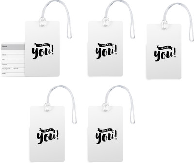 100yellow Luggage Tags- Quote Printed Designer Gloss Finish PVC Bag Tag with Silicon Strap- Ideal For Travel-Pack Of 5 Luggage Tag(Multicolor)
100yellow Luggage Tags- Quote Printed Designer Gloss Finish PVC Bag Tag with Silicon Strap- Ideal For Travel-Pack Of 5 Luggage Tag(Multicolor)