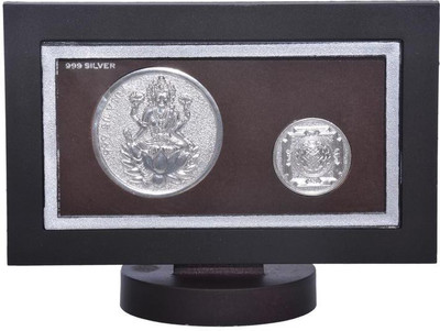 Siri Creations 999 Pure Silver Lakshmi And Yantra With Acralyic Frame Decorative Showpiece - 8.6 cm(Silver, Black)
Siri Creations 999 Pure Silver Lakshmi And Yantra With Acralyic Frame Decorative Showpiece - 8.6 cm(Silver, Black)