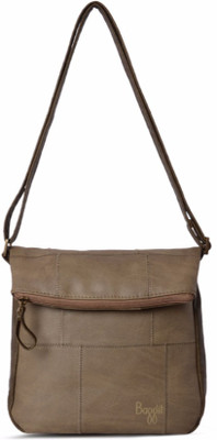Baggit Women Casual Brown PU Sling Bag