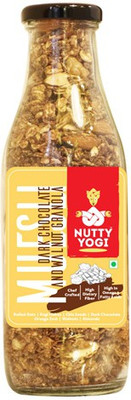Nutty Yogi Dark Chocolate & Walnut Granola(250 g, Glass Bottle)