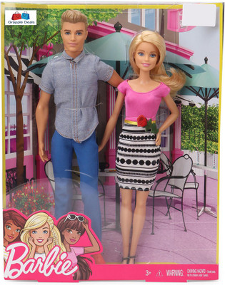 GRAPPLE DEALS Barbie Beautiful Doll And Ken Handsome Look A Perfect Couple Doll For Kids.(Multicolor)
GRAPPLE DEALS Barbie Beautiful Doll And Ken Handsome Look A Perfect Couple Doll For Kids.(Multicolor)