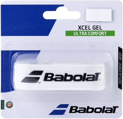 Babolat XCEL GEL X 1 Tacky Touch Grip(White, Pack of 1)