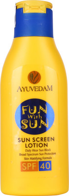 Ayuvedam Fun with sun Sunscreen lotion SPF 40(100 ml)