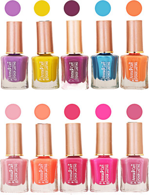 Aroma Care Power Lasting Nail Polish (Pack Of 10) Multicolor Multicolor Set-202-218(Pack of 10)
Aroma Care Power Lasting Nail Polish (Pack Of 10) Multicolor Multicolor Set-202-218(Pack of 10)
