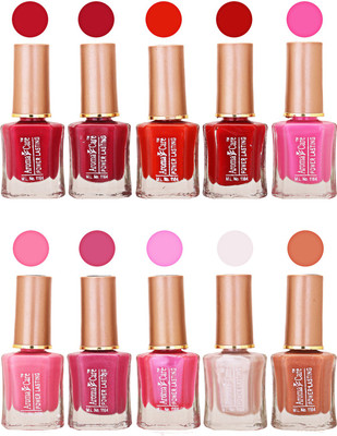 Aroma Care Power Lasting Nail Polish (Pack Of 10) Multicolor Multicolor Set-209-214(Pack of 10)
Aroma Care Power Lasting Nail Polish (Pack Of 10) Multicolor Multicolor Set-209-214(Pack of 10)