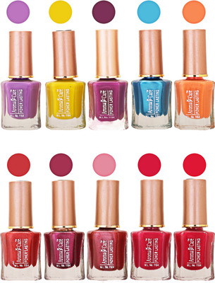 Aroma Care Power Lasting Nail Polish (Pack Of 10) Multicolor Multicolor Set-202-207(Pack of 10)
Aroma Care Power Lasting Nail Polish (Pack Of 10) Multicolor Multicolor Set-202-207(Pack of 10)