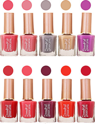 Aroma Care Power Lasting Nail Polish (Pack Of 10) Multicolor Multicolor Set-203-208(Pack of 10)
Aroma Care Power Lasting Nail Polish (Pack Of 10) Multicolor Multicolor Set-203-208(Pack of 10)