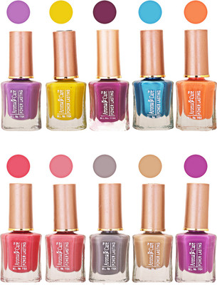 Aroma Care Power Lasting Nail Polish (Pack Of 10) Multicolor Multicolor Set-202-203(Pack of 10)
Aroma Care Power Lasting Nail Polish (Pack Of 10) Multicolor Multicolor Set-202-203(Pack of 10)