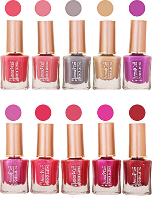 Aroma Care Power Lasting Nail Polish (Pack Of 10) Multicolor Multicolor Set-203-213(Pack of 10)
Aroma Care Power Lasting Nail Polish (Pack Of 10) Multicolor Multicolor Set-203-213(Pack of 10)