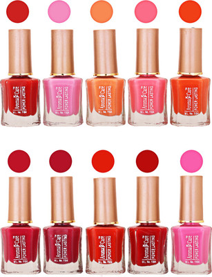 Aroma Care Power Lasting Nail Polish (Pack Of 10) Multicolor Multicolor Set-204-209(Pack of 10)
Aroma Care Power Lasting Nail Polish (Pack Of 10) Multicolor Multicolor Set-204-209(Pack of 10)