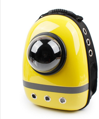 SRI High Quality Ventilated Outdoors Space Capsule Plastic Oxford Carriage Backpack For Cat Puppy Yellow Backpack Pet Carrier(Suitable For Cat, Dog)
SRI High Quality Ventilated Outdoors Space Capsule Plastic Oxford Carriage Backpack For Cat Puppy Yellow Backpack Pet Carrier(Suitable For Cat, Dog)