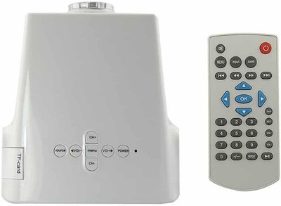 VibeX ™ Mini E03 TV Home Theater Multimedia Beamer Cinema 50 lm LED Corded Portable Projector(White)
VibeX ™ Mini E03 TV Home Theater Multimedia Beamer Cinema 50 lm LED Corded Portable Projector(White)