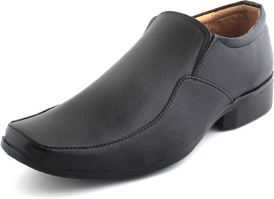AUSTINJUSTIN AUSTINJUSTIN GENUINE LEATHER BLACK Formal , Party ,Leather Formal SHOES For Men Slip On For Men(Black