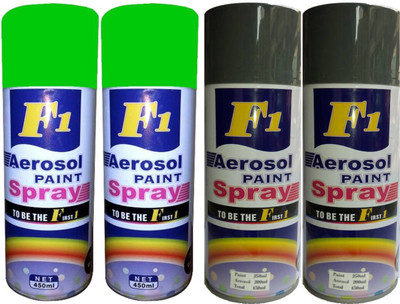 F1 multicolor Spray Paint 450 ml(Pack of 4)