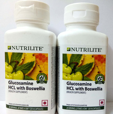 Amway Nutrilite Glucosamine Hcl With Boswellia Pack Of 2(240 mg)