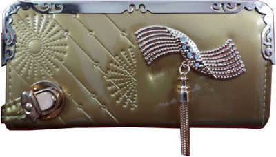 One Touch Solution Party Gold Clutch