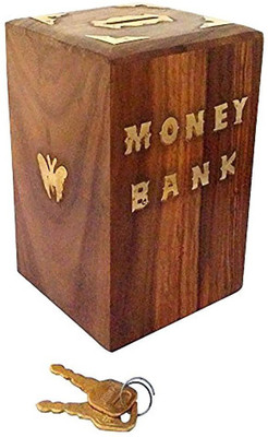 WoodCart Wooden H@ndmade Square Long Butterfly inlaid 6 Inch Coin Bank(Brown)
WoodCart Wooden H@ndmade Square Long Butterfly inlaid 6 Inch Coin Bank(Brown)