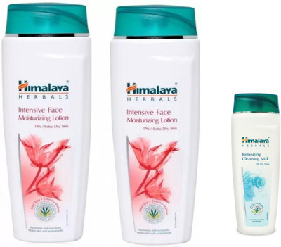 Himalaya intensive face moisturizing lotion, refreshing cleansing milk(Set of 3)
Himalaya intensive face moisturizing lotion, refreshing cleansing milk(Set of 3)