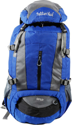 TREKKERS NEED Trekking Bag/Rucksack\SPORTS BAG/Hiking Bag60 Ltr Thunder (blue) Rucksack - 60 L(Blue) 
TREKKERS NEED Trekking Bag/Rucksack\SPORTS BAG/Hiking Bag60 Ltr Thunder (blue) Rucksack - 60 L(Blue)