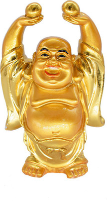 Bagaholics Feng Shui Chinese Happy Laughing Buddha Figurine Golden Statue Gift Showpiece Decorative Showpiece - 9 cm(Polyresin, Gold)
Bagaholics Feng Shui Chinese Happy Laughing Buddha Figurine Golden Statue Gift Showpiece Decorative Showpiece - 9 cm(Polyresin, Gold)