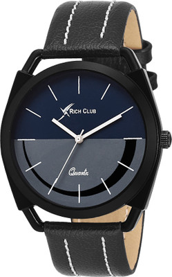 Rich Club RC-4877 Smiley Black Casual Watch - For Men