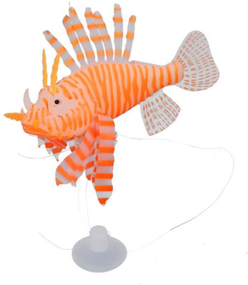 SRI Silicone Arificial Fake Lionfish Home Aquarium Tank Ornament Decoration With Sucker Cup Laterite Unplanted Substrate(Orange)
SRI Silicone Arificial Fake Lionfish Home Aquarium Tank Ornament Decoration With Sucker Cup Laterite Unplanted Substrate(Orange)