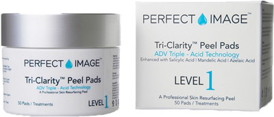 PERFECT IMAGE Tri-Clarity Peel Pads Enhanced with Salicylic | Mandelic | Botanical Blend(50 g)
PERFECT IMAGE Tri-Clarity Peel Pads Enhanced with Salicylic | Mandelic | Botanical Blend(50 g)