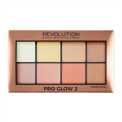 Makeup Revolution Pro Glow 2 Highlighter(Multicolor)