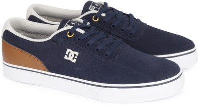 DC Sneakers For Men(Navy, Navy/dk chocolate