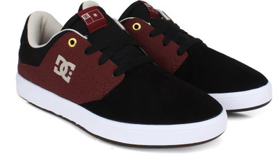 DC Sneakers For Men(Black, Black/oxblood
