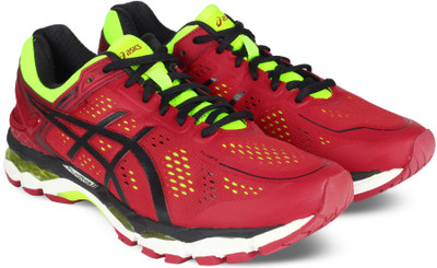 Asics GEL-KAYANO 22(SW RUNNING For Men(Red, Green, Black, Rd pepr/blk/# yl
