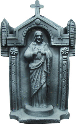 salvus app solutions Decorative Showpiece - 15 cm(Polyresin, Grey)